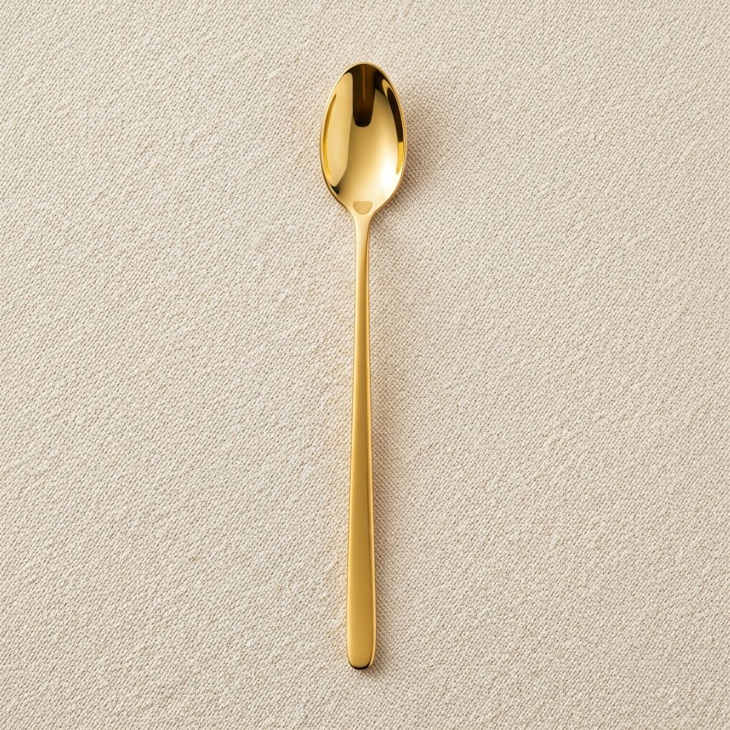 18K Gold Spoon